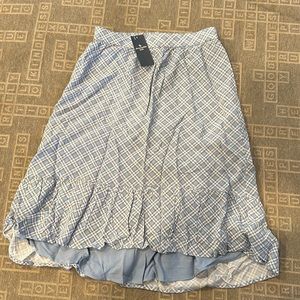 Abercrombie kids new with tags high low plaid skirt